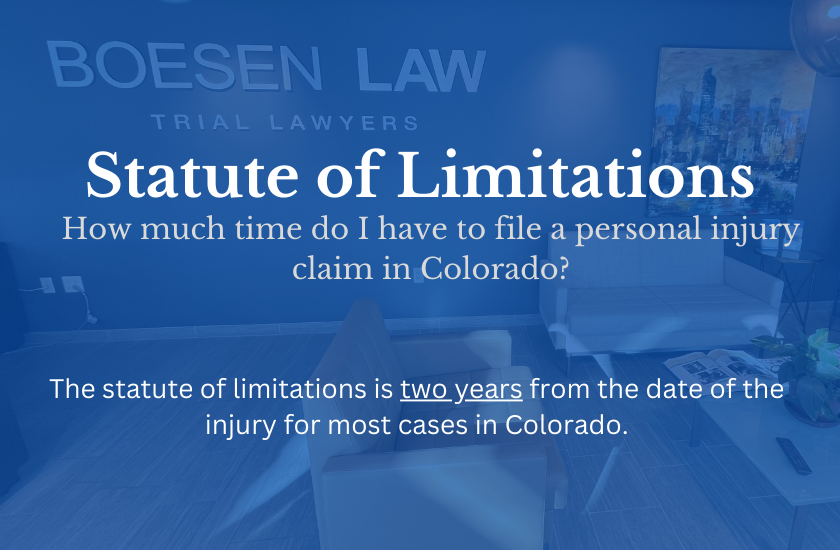 statute of limitations in colorado to file a personal injury claim