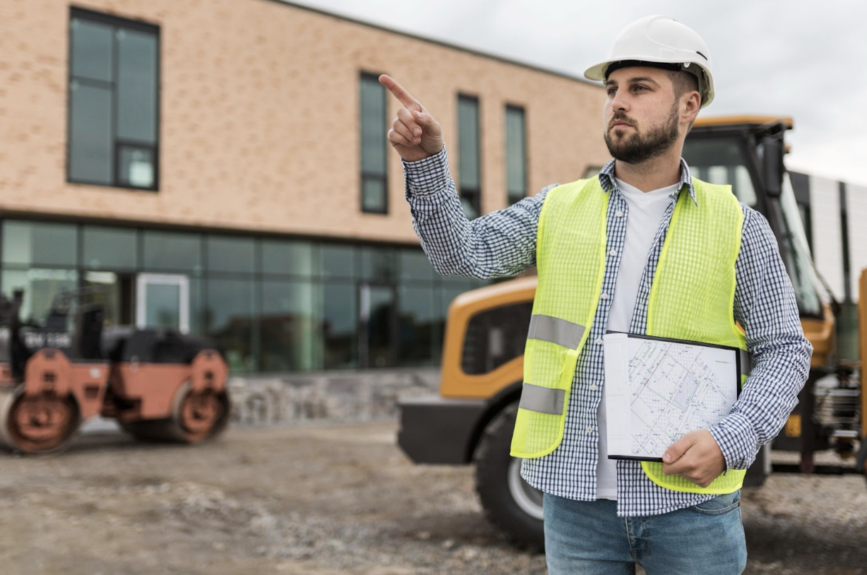 Working guy on a site