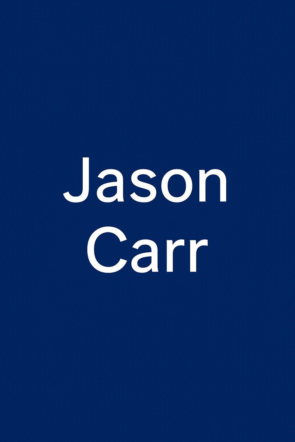 Jason Carr