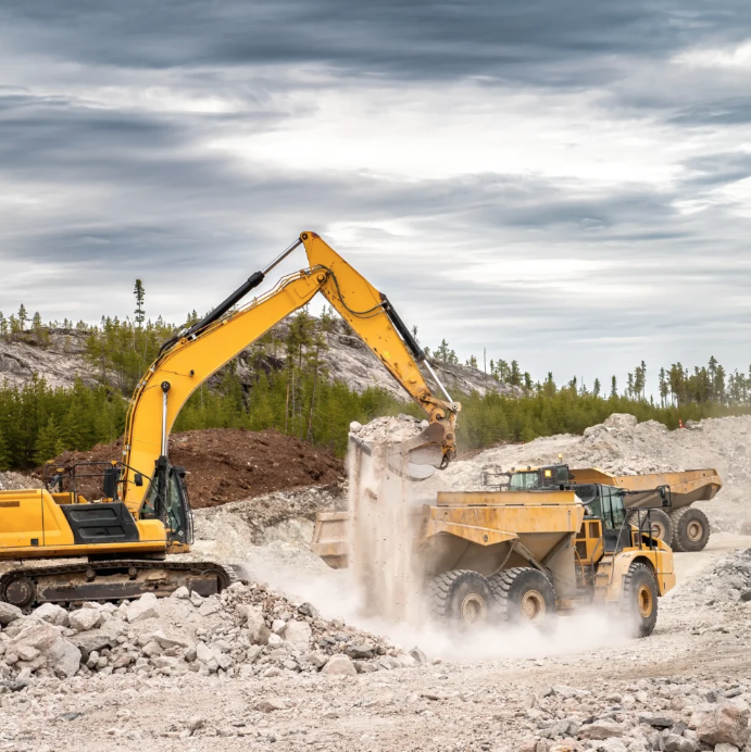 Worker exposed to silica dust at construction site during concrete cutting, risk of silicosis lung disease